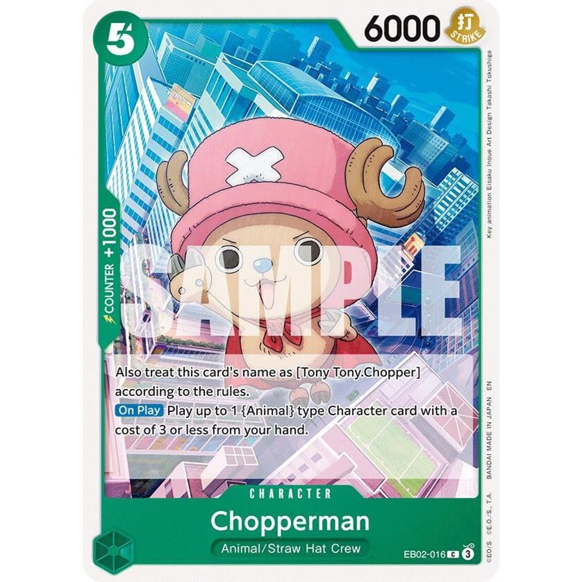 Image for Chopperman (EB02-016) (EB-02) - One Piece Card Game