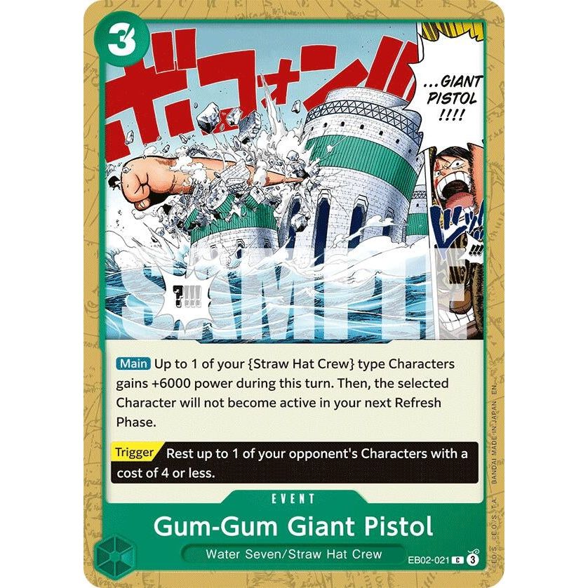 Image for Gum-Gum Giant Pistol (EB02-021) (EB-02) - One Piece Card Game