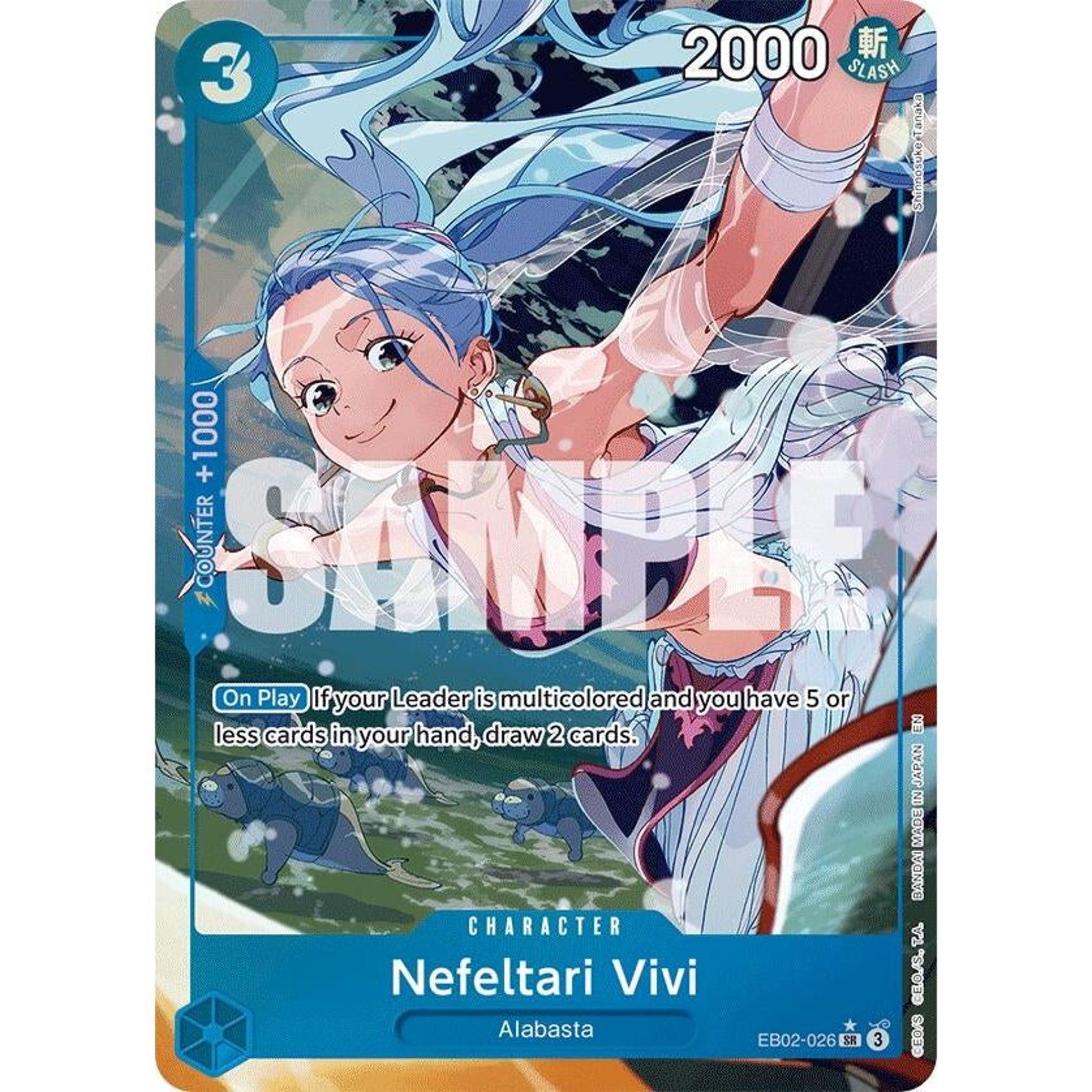 Image for Nefeltari Vivi (Alternate Art) (EB02-026) (EB-02) - One Piece Card Game
