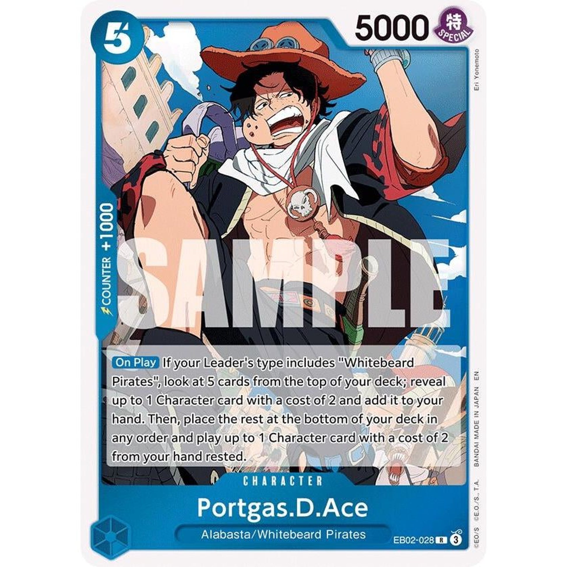 Image for Portgas.D.Ace (EB02-028) (EB-02) - One Piece Card Game