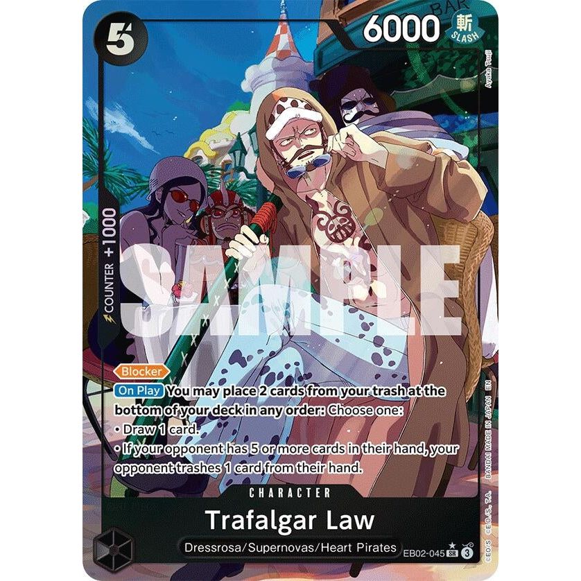 Image for Trafalgar Law (Alternate Art) (EB02-045) (EB-02) - One Piece Card Game