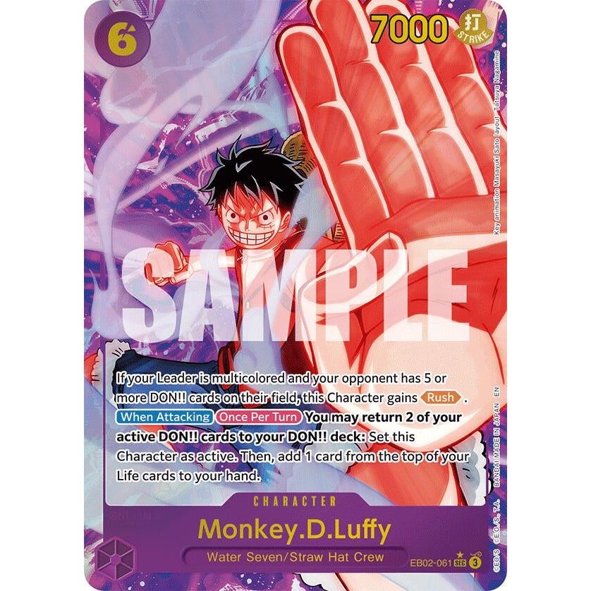Image for Monkey.D.Luffy (061) (Alternate Art) (EB02-061) (EB-02) - One Piece Card Game