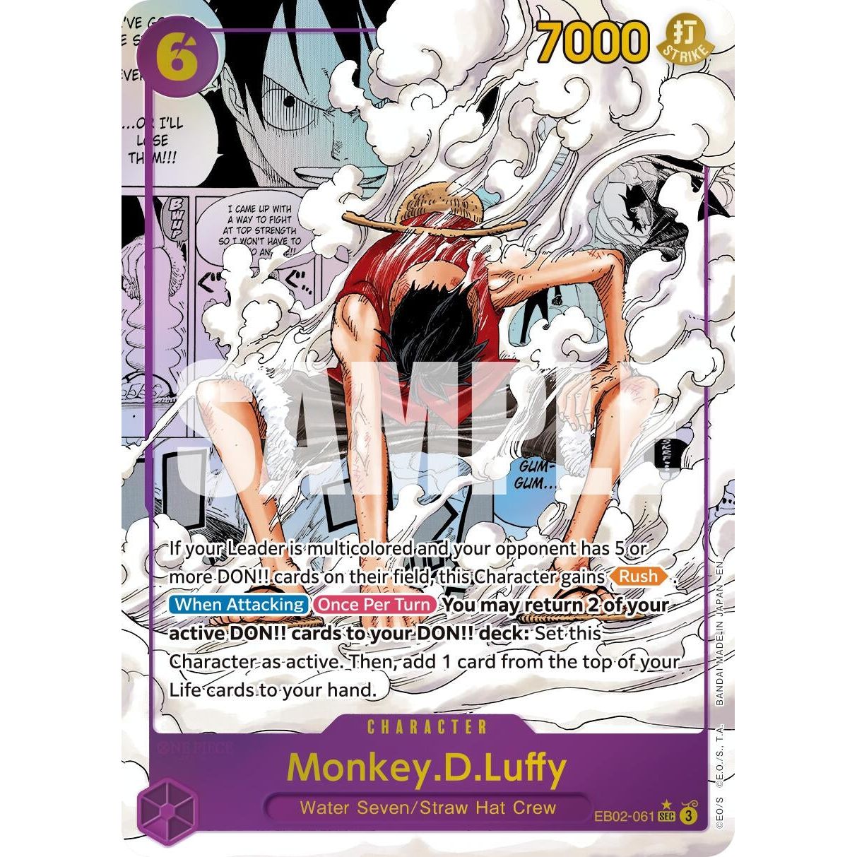 Image for Monkey.D.Luffy (061) (Manga) (EB02-061) (EB-02) - One Piece Card Game