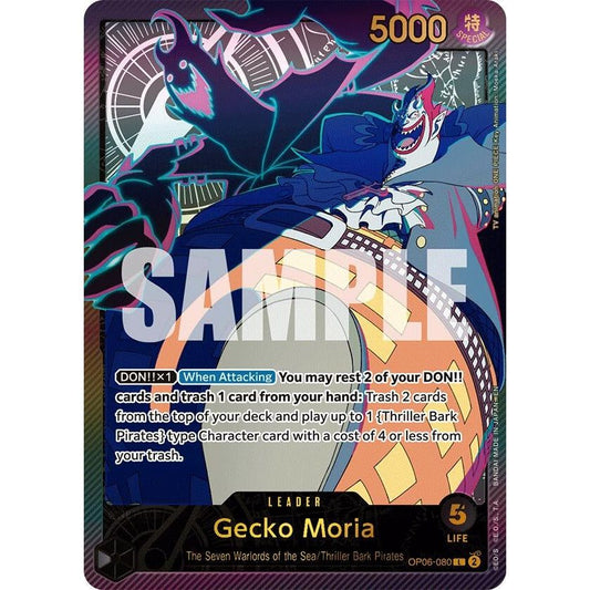 Image for Gecko Moria (SP) (OP06-080) (EB-02) - One Piece Card Game