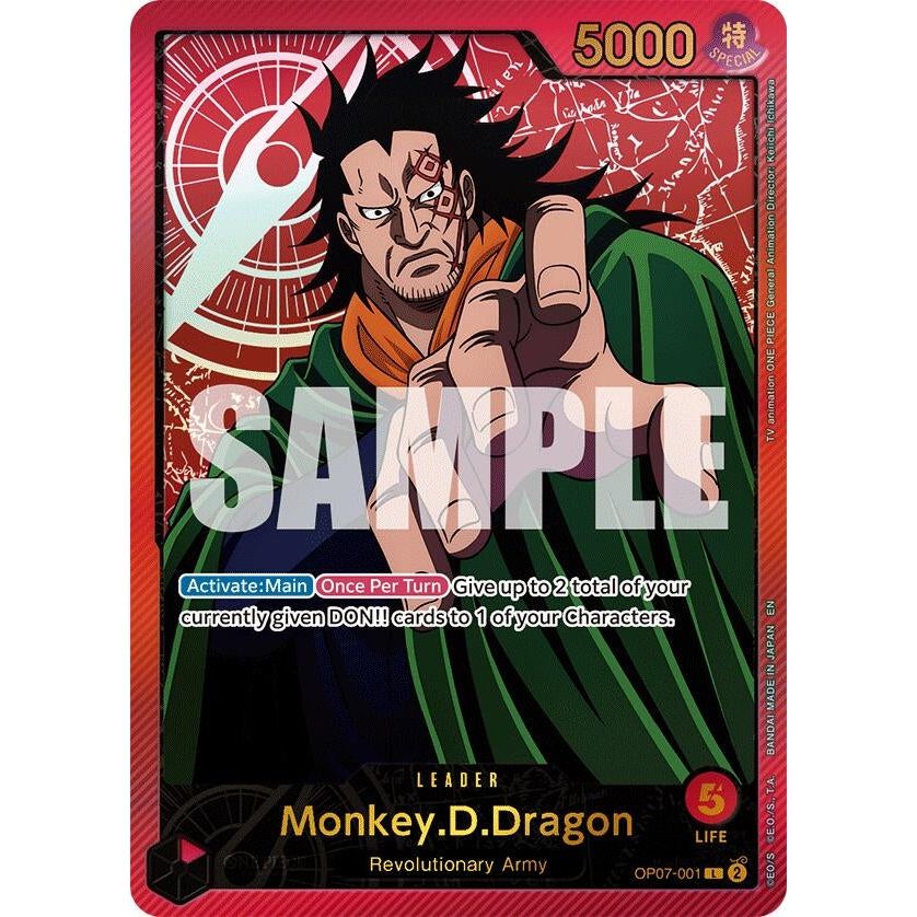 Image for Monkey.D.Dragon (SP) (OP07-001) (EB-02) - One Piece Card Game