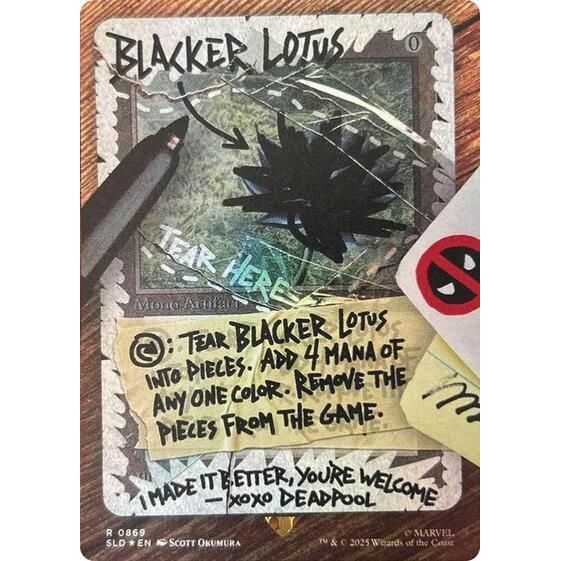 Image for Blacker Lotus (869) (SLD) - Magic: The Gathering