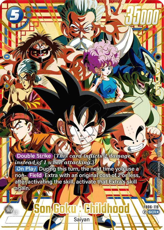 Image for Son Goku : Childhood - FB06-119 (Super Alternate Art) (FB06-119) (FB06) - Dragon Ball Super: Fusion World