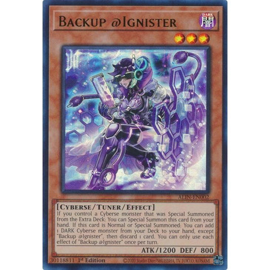 Image for Backup @Ignister (ALIN-EN002) (ALIN) - YuGiOh