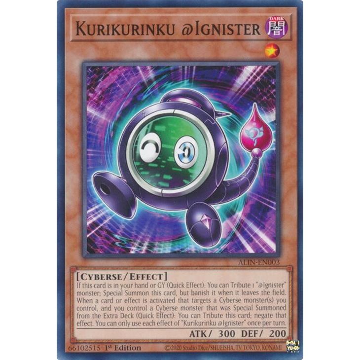 Image for Kurikurinku @Ignister (ALIN-EN003) (ALIN) - YuGiOh