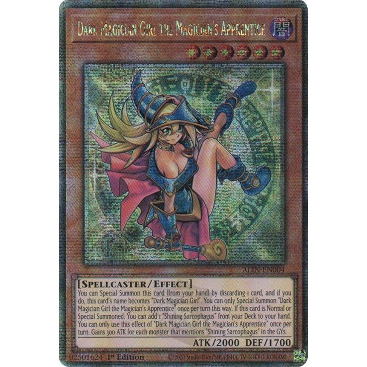 Image for Dark Magician Girl the Magician's Apprentice (Quarter Century Secret Rare) (ALIN-EN004) (ALIN) - YuGiOh