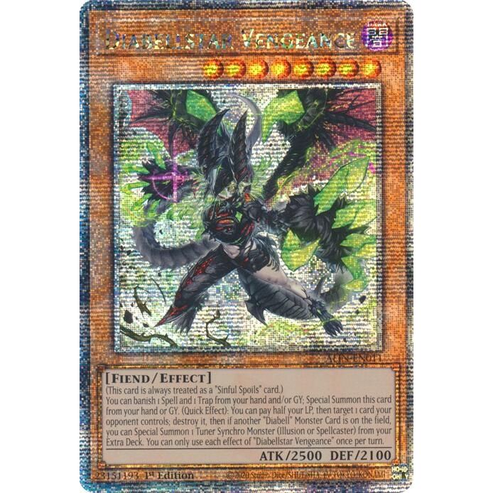 Image for Diabellstar Vengeance (Quarter Century Secret Rare) (ALIN-EN011) (ALIN) - YuGiOh