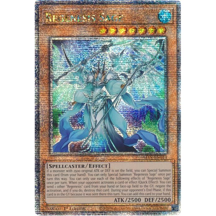 Image for Regenesis Sage (Quarter Century Secret Rare) (ALIN-EN014) (ALIN) - YuGiOh