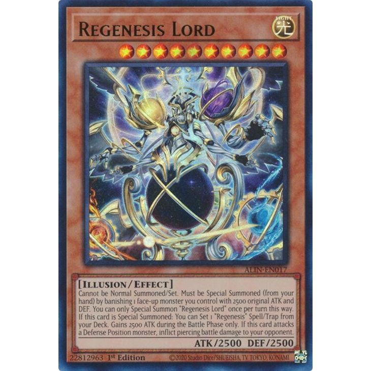 Image for Regenesis Lord (ALIN-EN017) (ALIN) - YuGiOh