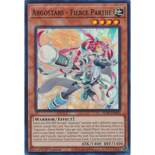 Image for Argostars - Fierce Parthe (ALIN-EN020) (ALIN) - YuGiOh