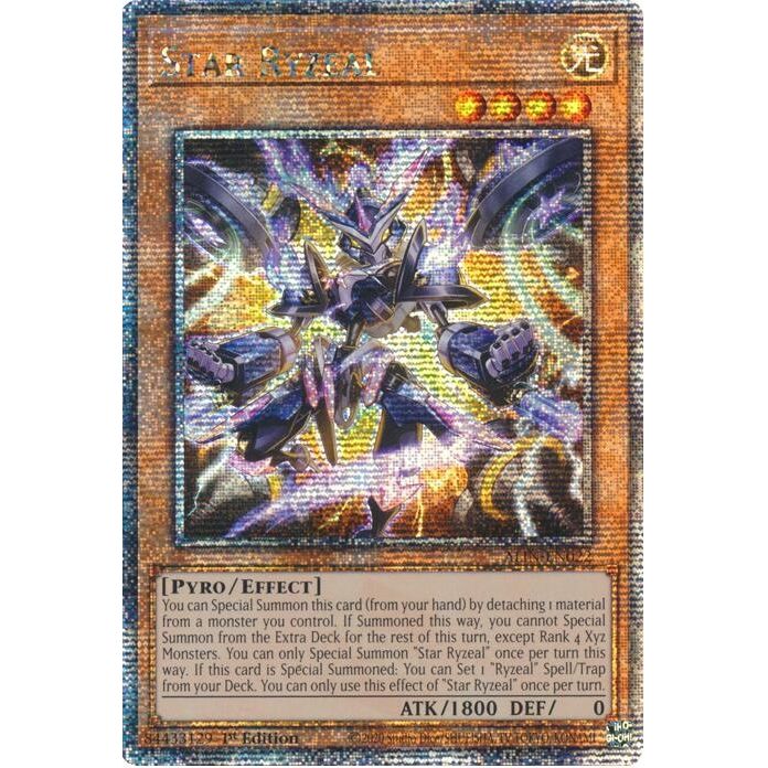 Image for Star Ryzeal (Quarter Century Secret Rare) (ALIN-EN022) (ALIN) - YuGiOh