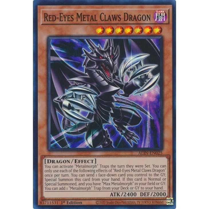 Image for Red-Eyes Metal Claws Dragon (ALIN-EN025) (ALIN) - YuGiOh