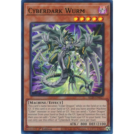 Image for Cyberdark Wurm (ALIN-EN027) (ALIN) - YuGiOh