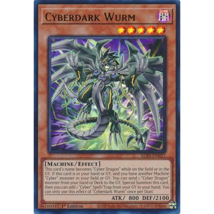 Image for Cyberdark Wurm (ALIN-EN027) (ALIN) - YuGiOh
