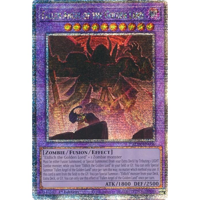 Image for Fallen Angel of the Golden Land (Quarter Century Secret Rare) (ALIN-EN036) (ALIN) - YuGiOh