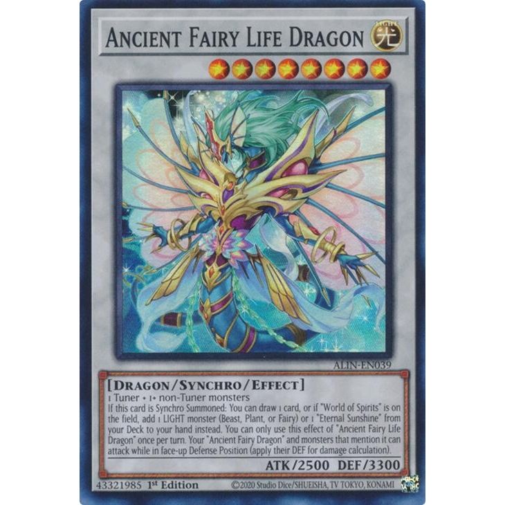 Image for Ancient Fairy Life Dragon (ALIN-EN039) (ALIN) - YuGiOh
