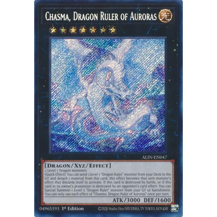 Image for Chasma, Dragon Ruler of Auroras (ALIN-EN047) (ALIN) - YuGiOh