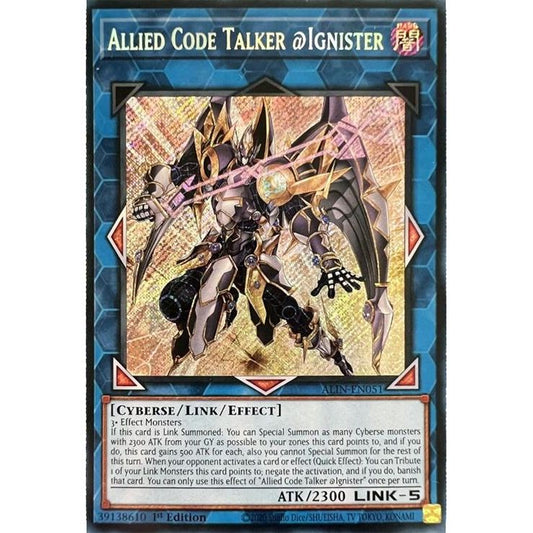 Image for Allied Code Talker @Ignister (ALIN-EN051) (ALIN) - YuGiOh