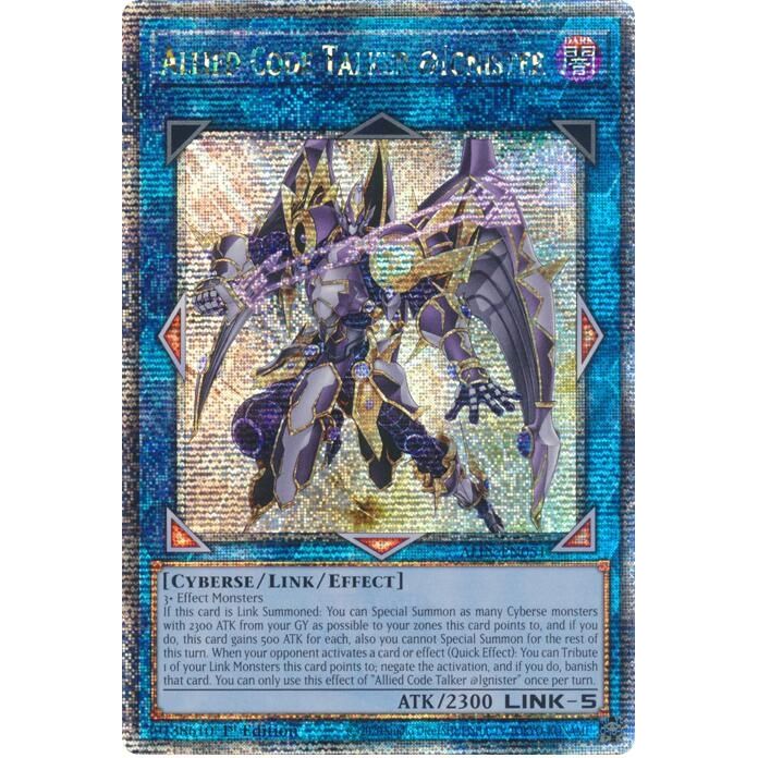 Image for Allied Code Talker @Ignister (Quarter Century Secret Rare) (ALIN-EN051) (ALIN) - YuGiOh