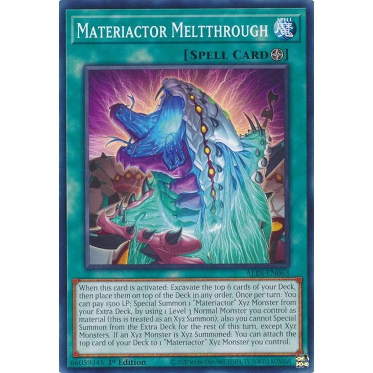 Image for Materiactor Meltthrough (ALIN-EN063) (ALIN) - YuGiOh