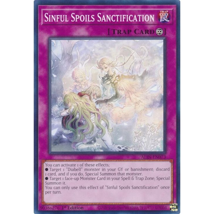 Image for Sinful Spoils Sanctification (ALIN-EN073) (ALIN) - YuGiOh