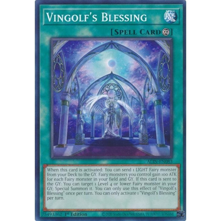 Image for Vingolf's Blessing (ALIN-EN083) (ALIN) - YuGiOh