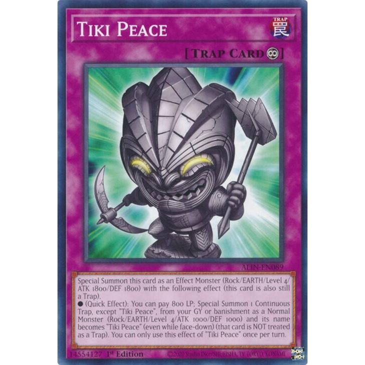 Image for Tiki Peace (ALIN-EN089) (ALIN) - YuGiOh