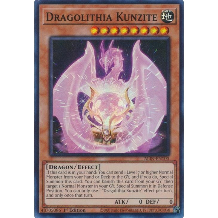 Image for Dragolithia Kunzite (ALIN-EN100) (ALIN) - YuGiOh
