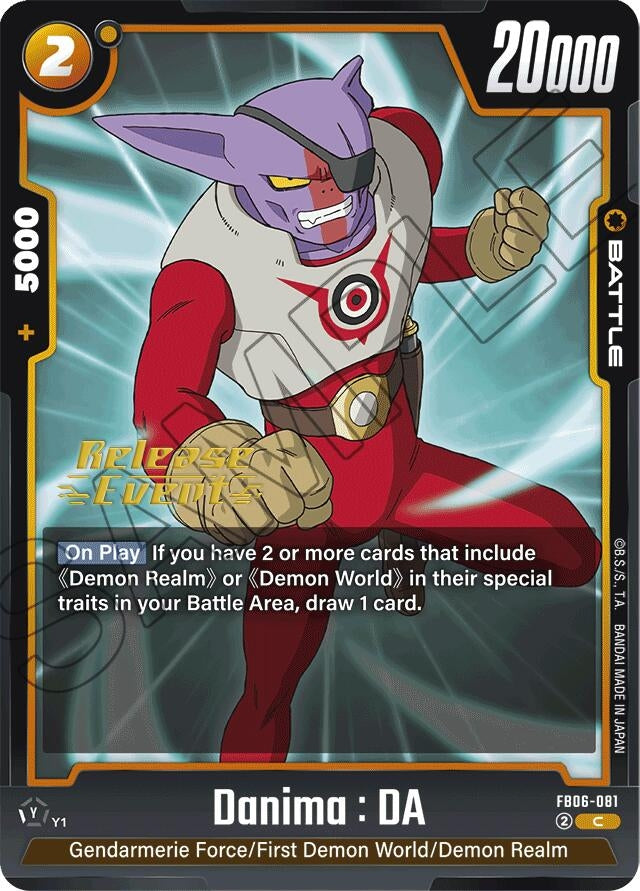 Image for Danima : DA (FB06-081) (FB06_PR) - Dragon Ball Super: Fusion World