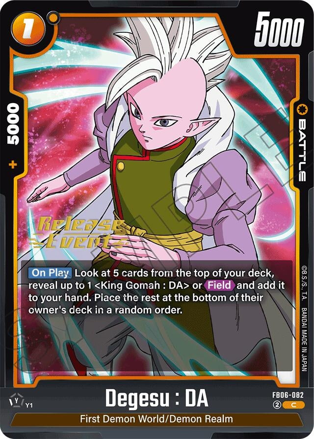 Image for Degesu : DA (FB06-082) (FB06_PR) - Dragon Ball Super: Fusion World