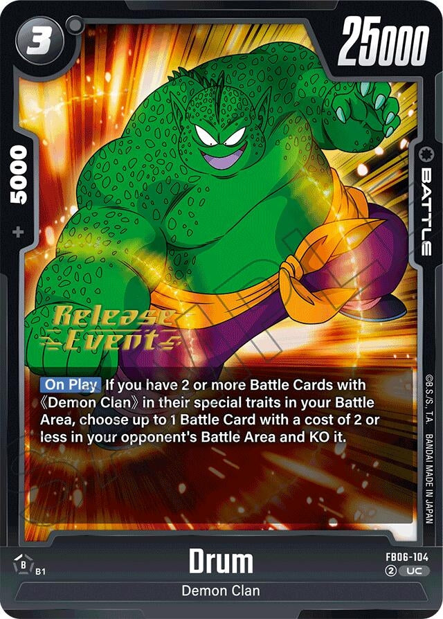 Image for Drum - FB06-104 (FB06-104) (FB06_PR) - Dragon Ball Super: Fusion World