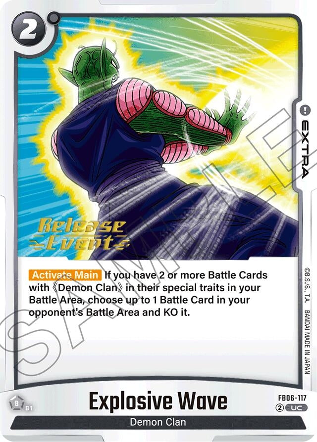 Image for Explosive Wave (FB06-117) (FB06_PR) - Dragon Ball Super: Fusion World