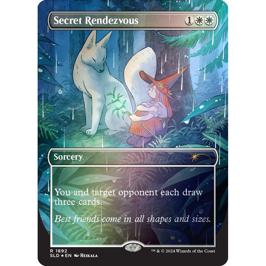 Image for Secret Rendezvous (Rainbow Foil) (1892) (SLD) - Magic: The Gathering