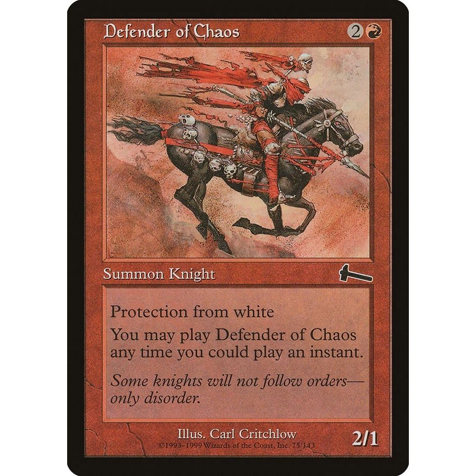 Image for Defender of Chaos (75) (ULG) - Magic: The Gathering