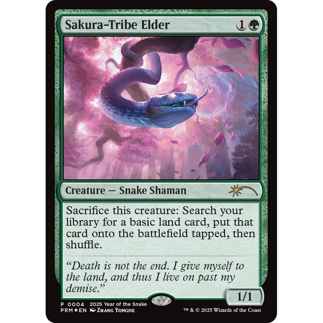 Image for Sakura-Tribe Elder (Year of the Snake 2025) (4) (SSP) - Magic: The Gathering