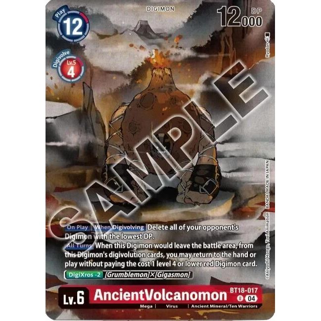 Image for AncientVolcanomon (Tamer's Selection Box Ver. Championship 2024) (BT18-017 U) (BT18-19) - Digimon Card Game