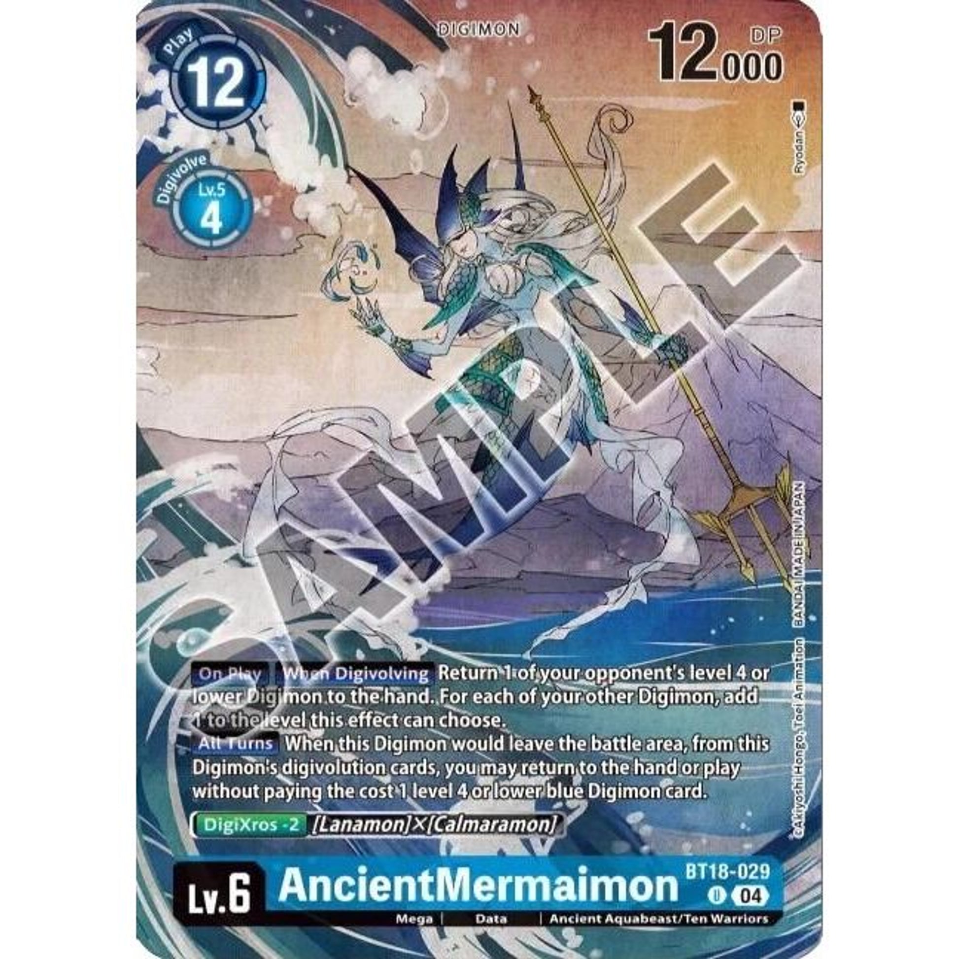 Image for AncientMermaimon (Tamer's Selection Box Ver. Championship 2024) (BT18-029 U) (BT18-19) - Digimon Card Game