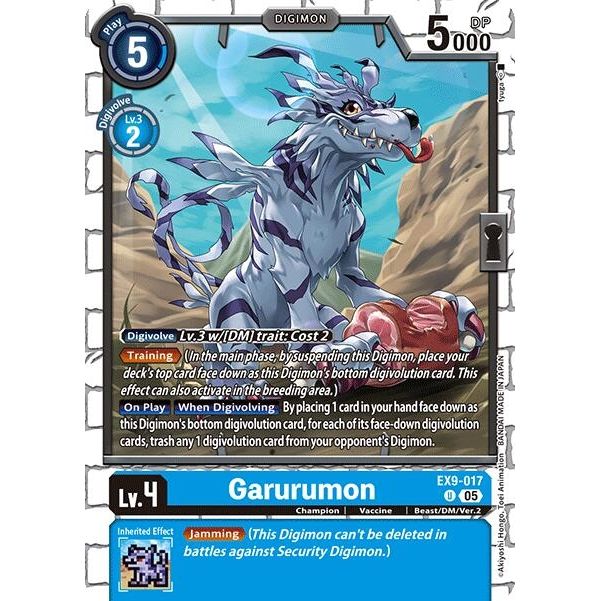 Image for Garurumon (EX9-017) (EX09) - Digimon Card Game