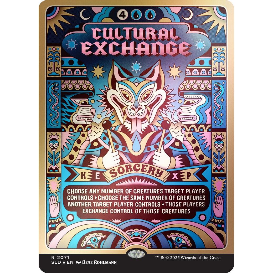 Image for Cultural Exchange (Rainbow Foil) (2071) (SLD) - Magic: The Gathering