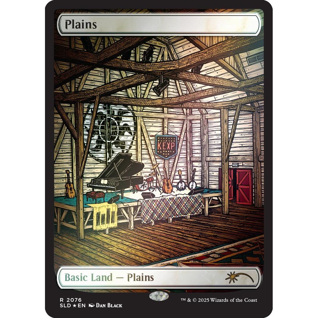Image for Plains (2076) (Rainbow Foil) (2076) (SLD) - Magic: The Gathering