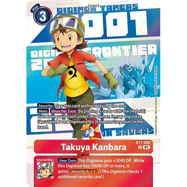 Image for Takuya Kanbara (Digimon Animation Series 25th Anniversary Set) (BT7-085 R) (BT07) - Digimon Card Game