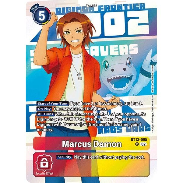 Image for Marcus Damon (Digimon Animation Series 25th Anniversary Set) (BT13-095 R) (BT13) - Digimon Card Game