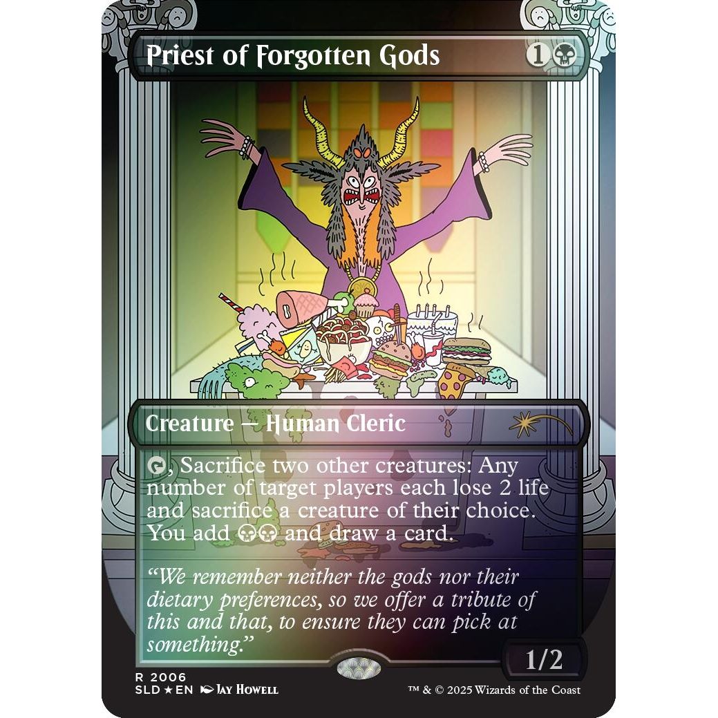 Image for Priest of Forgotten Gods (Rainbow Foil) (2006) (SLD) - Magic: The Gathering