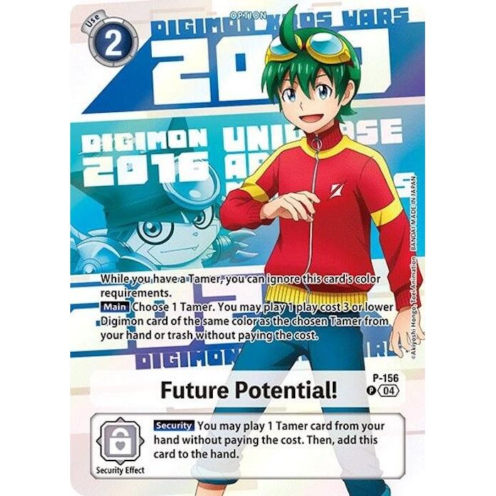 Image for Future Potential! (Digimon Animation Series 25th Anniversary Set) (P-156 P) (D-PR) - Digimon Card Game
