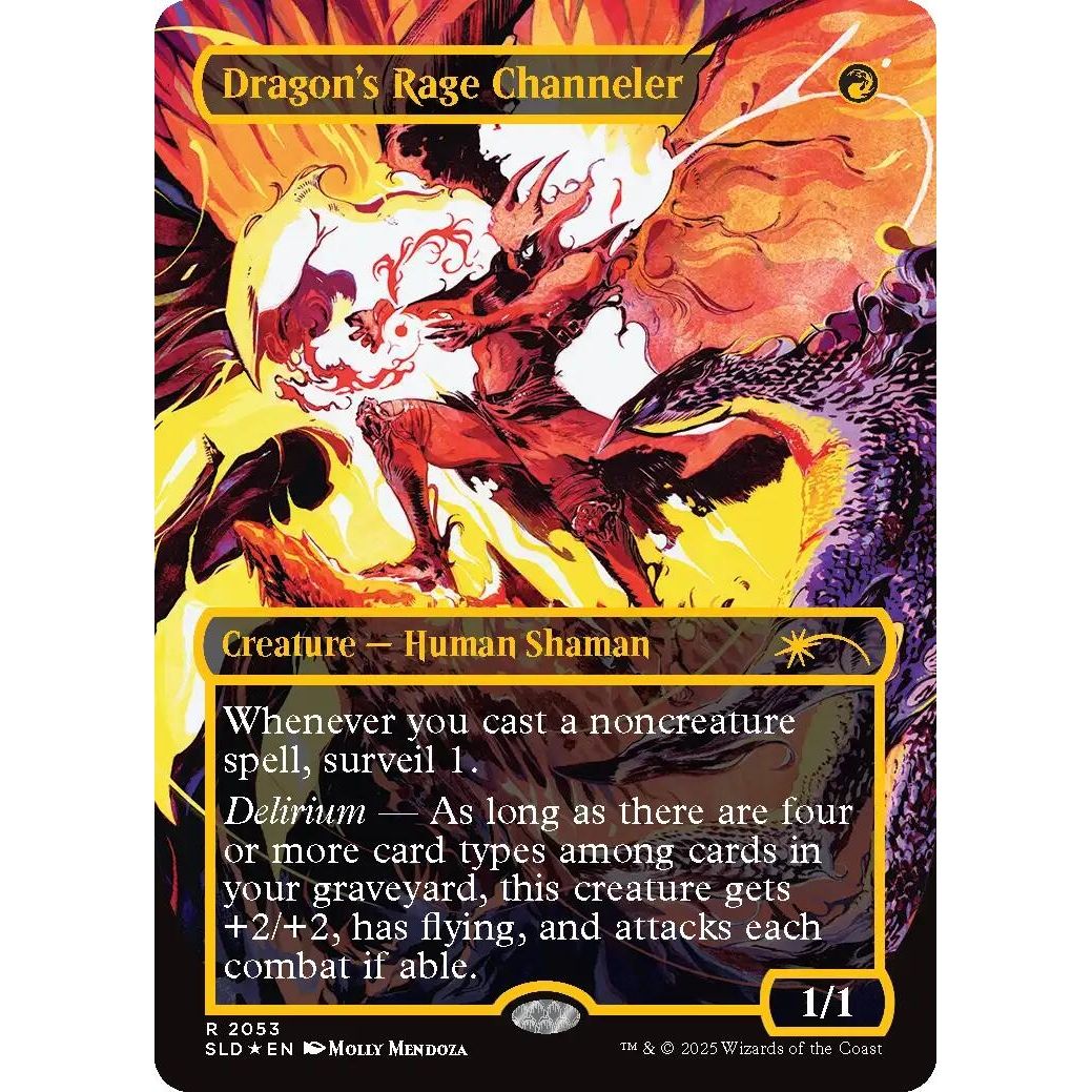 Image for Dragon's Rage Channeler (2053) (Raised Foil) (2053) (SLD) - Magic: The Gathering