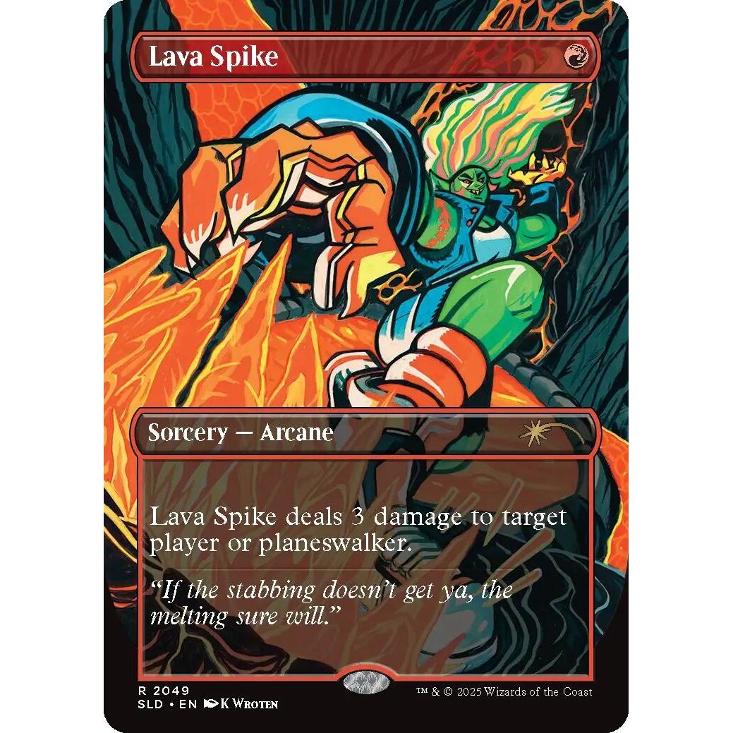 Image for Lava Spike (2049) (2049) (SLD) - Magic: The Gathering